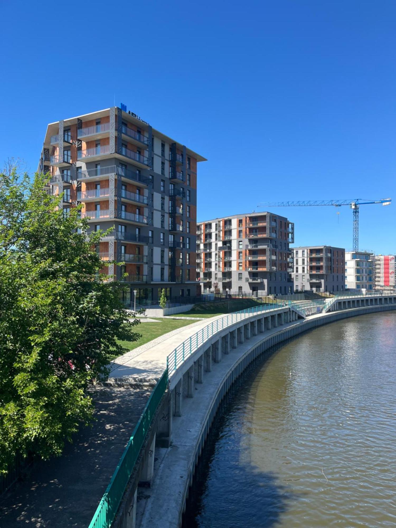 ורוצלב Jesionowe Apartamenty Nad Odra, Stare Miasto, Sauna W Jednym, Klimatyzacja , Garaz Podziemny 0 Zl, Odra River , Old Town, New Building, Air Conditioning, Sauna-One, Underground Garage Free מראה חיצוני תמונה